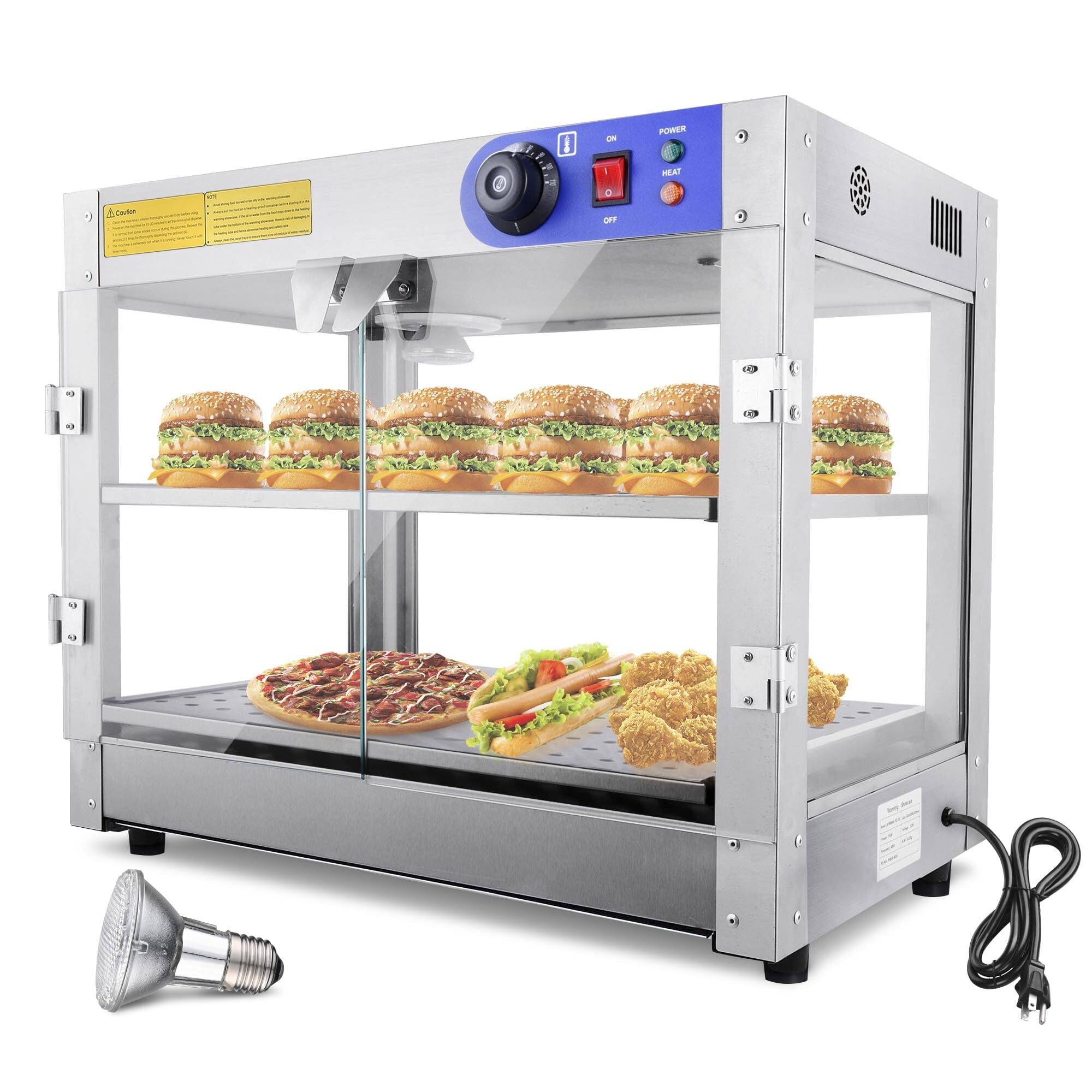 Amazon.co.jp: WeChef 2段ピザウォーマー カウンタートップ 24インチ